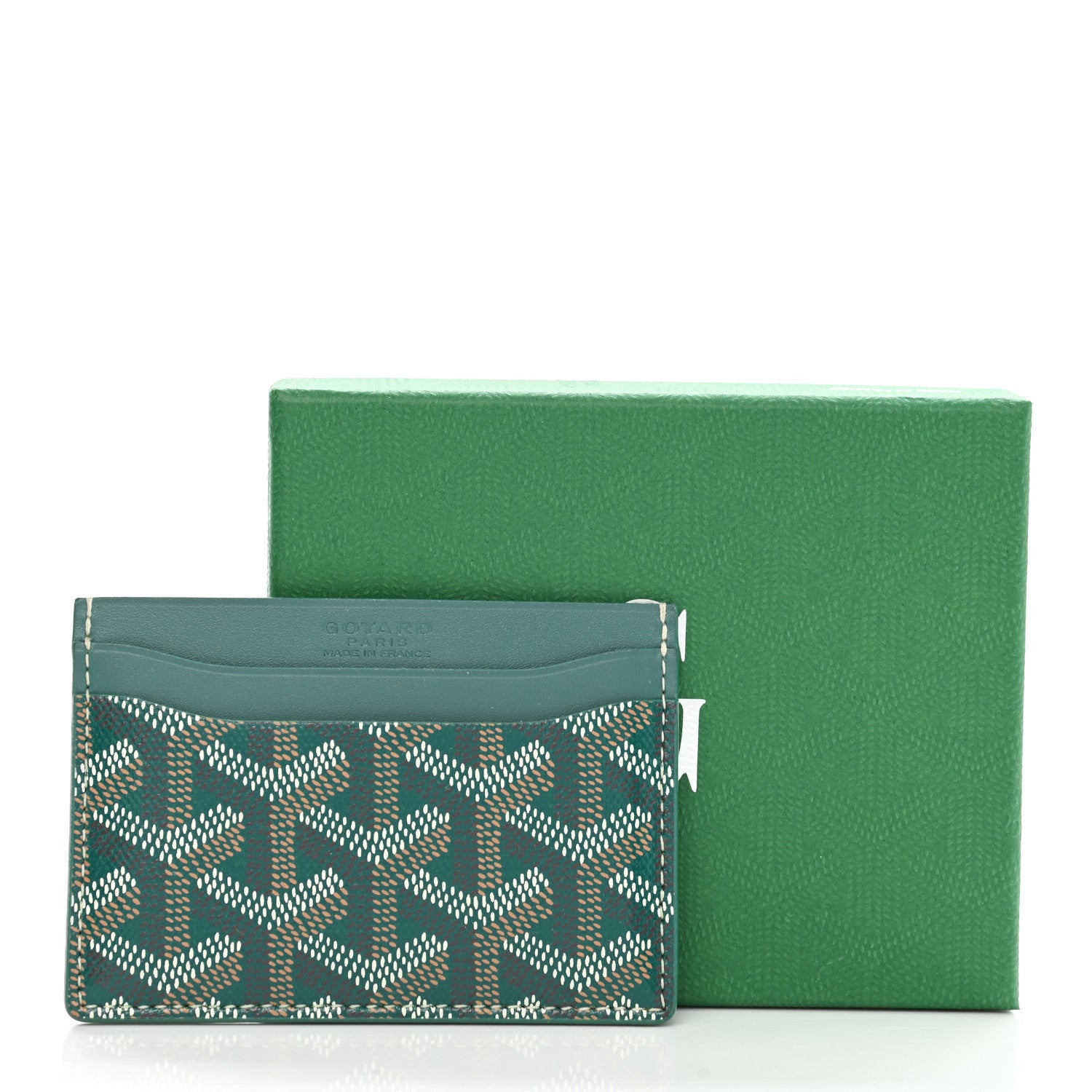 Goyard Goyardine Saint Sulpice Card Holder Green 7 of 7