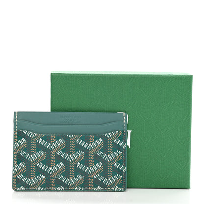 Goyard Goyardine Saint Sulpice Card Holder Green 7 of 7