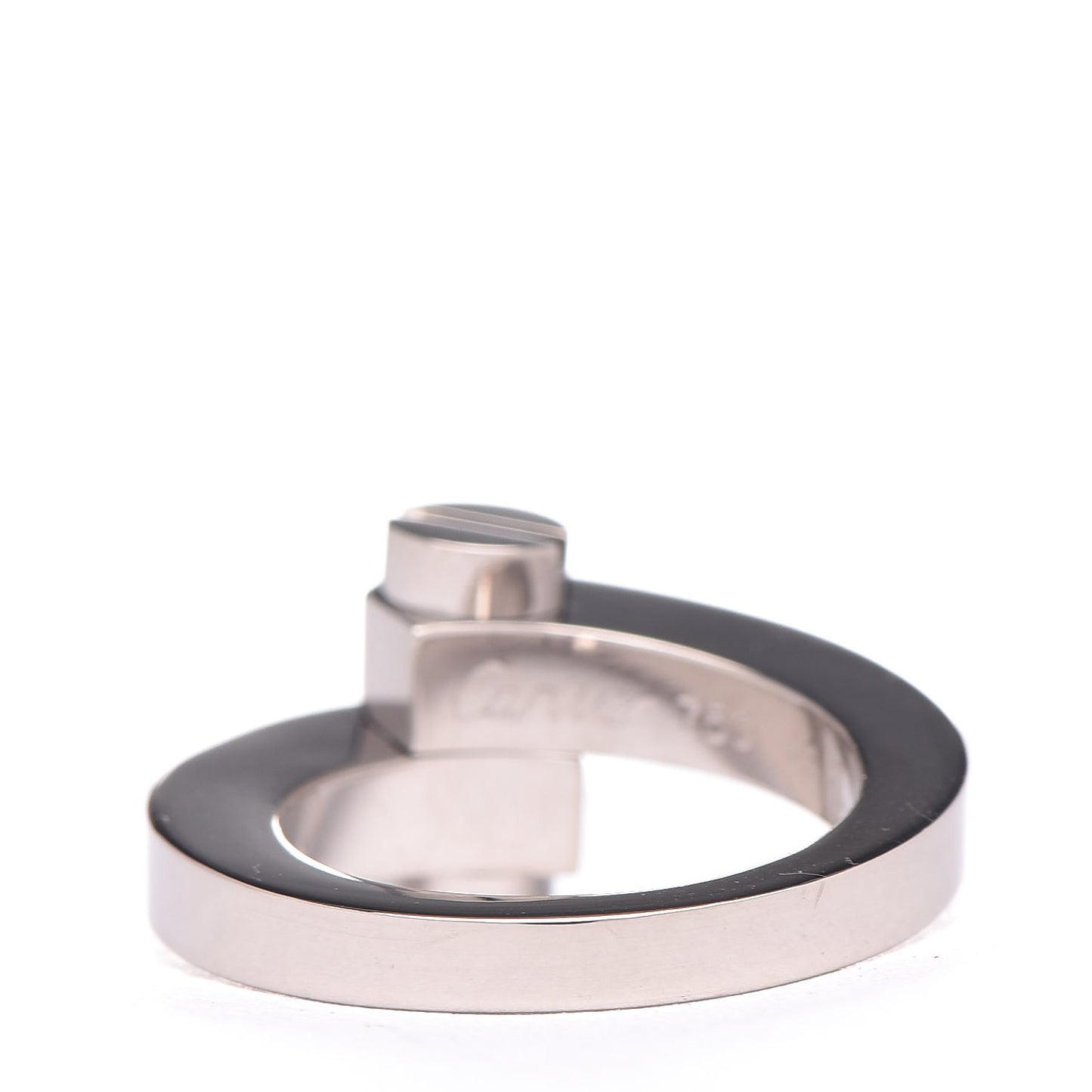 18K White Gold Menotte Ring 49 4.75