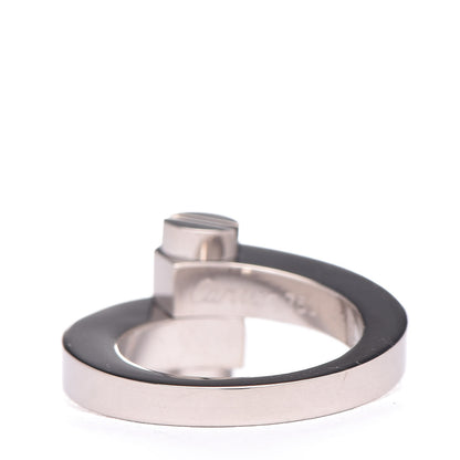Cartier 18K White Gold Menotte Ring 49 4.75 4 of 6