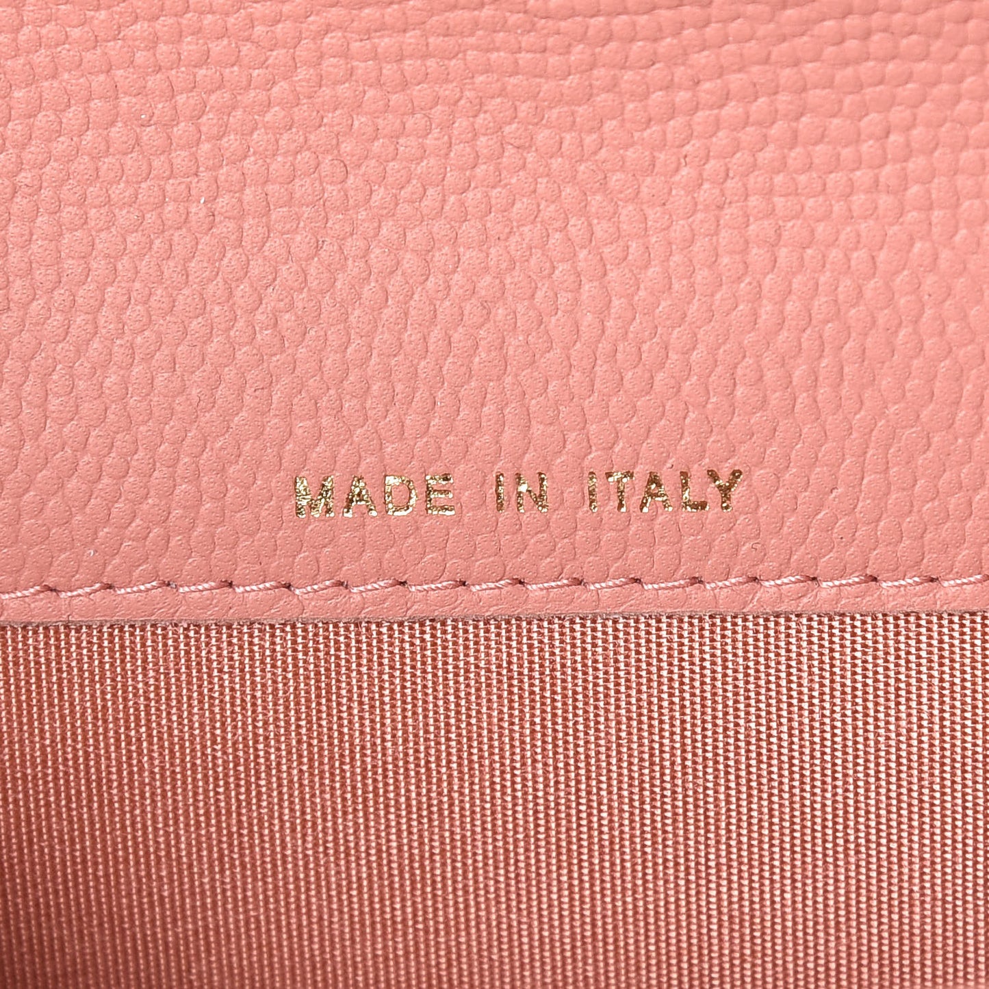 Caviar Quilted Boy Card Holder Wallet Powder Pink