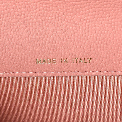 Chanel Caviar Quilted Boy Card Holder Wallet Powder Pink 7 of 9