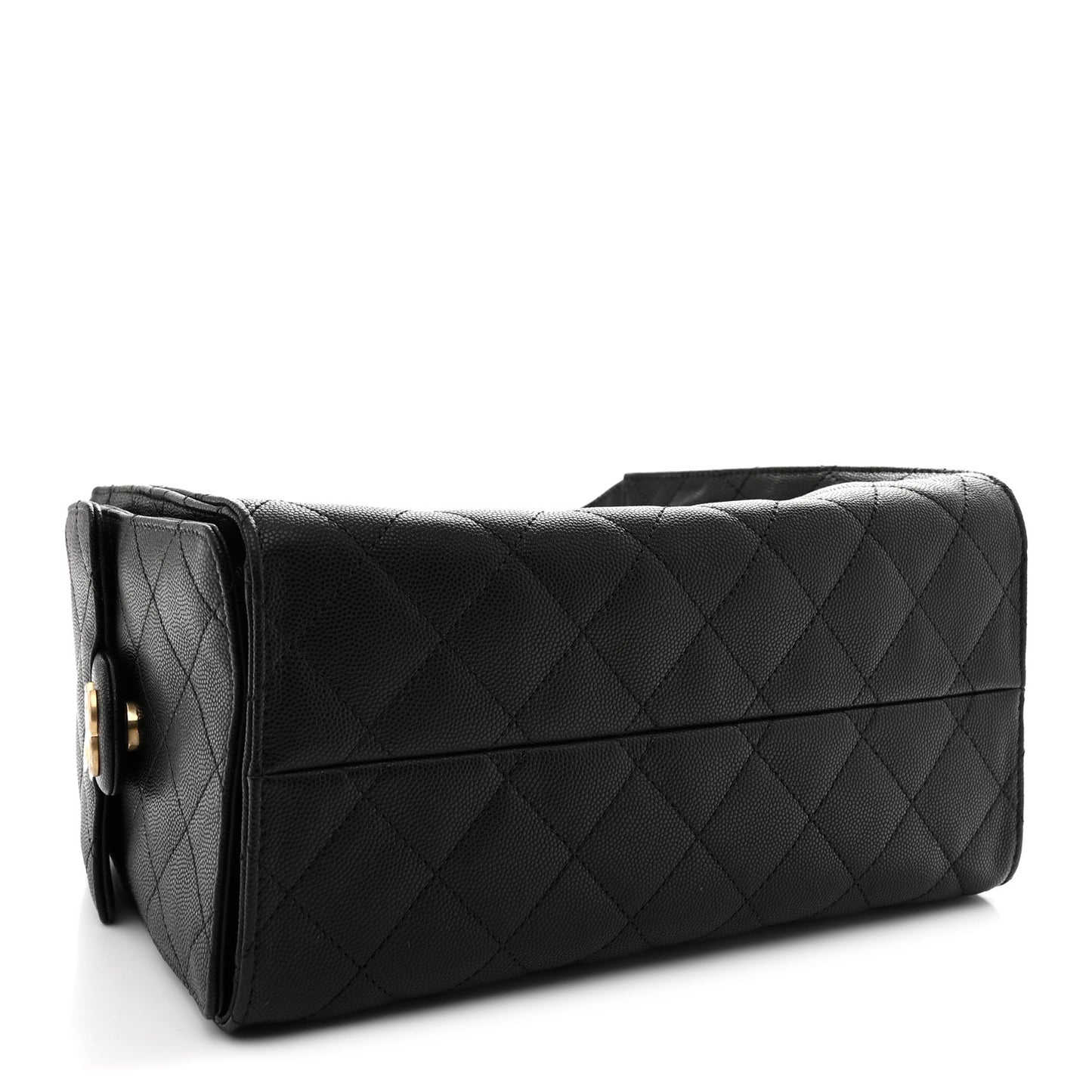 Caviar Quilted Small Chanel 25 Handbag Black
