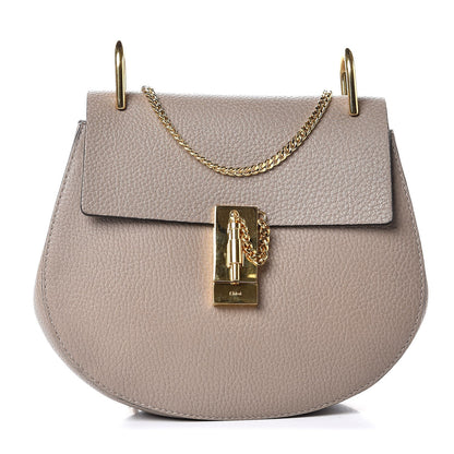 Chloe Grained Lambskin Drew Shoulder Bag Motty Grey 1 of 6