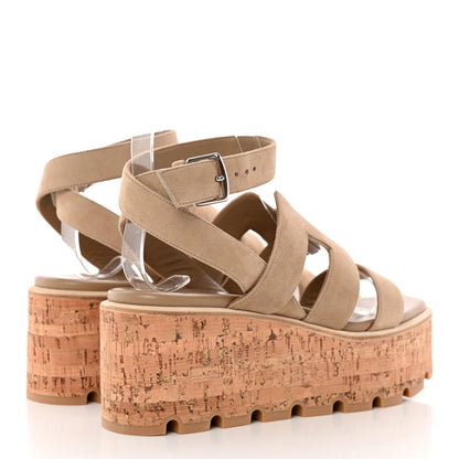 Hermes Calfskin Cork Havane 30 Sandals 35 Beige Argile 4 of 10