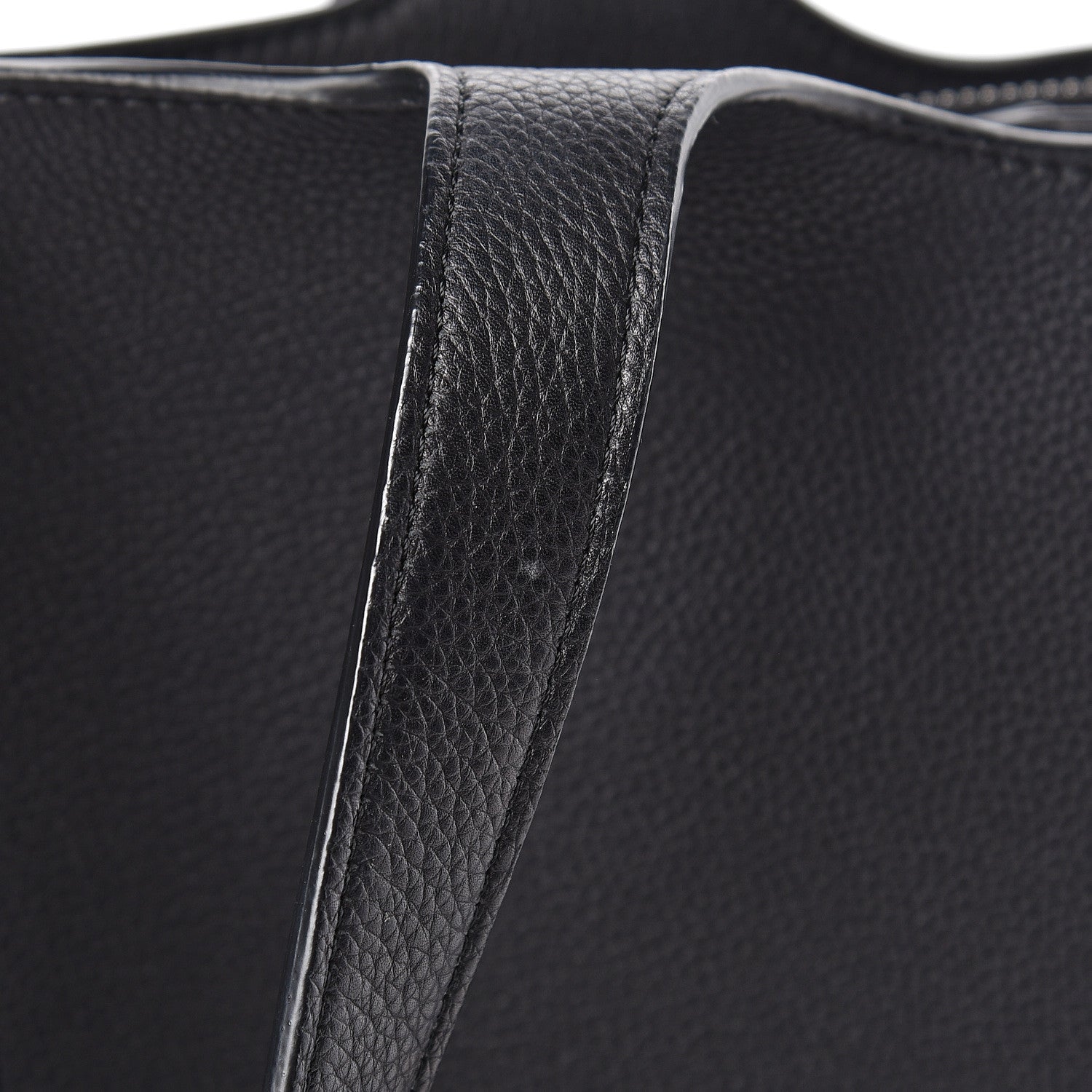 Celine Baby Grained Calfskin Medium Tri-Fold Bag Black 11 of 13