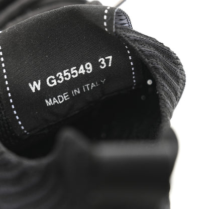 Chanel Fabric Logo Sneakers 37 Black 8 of 9