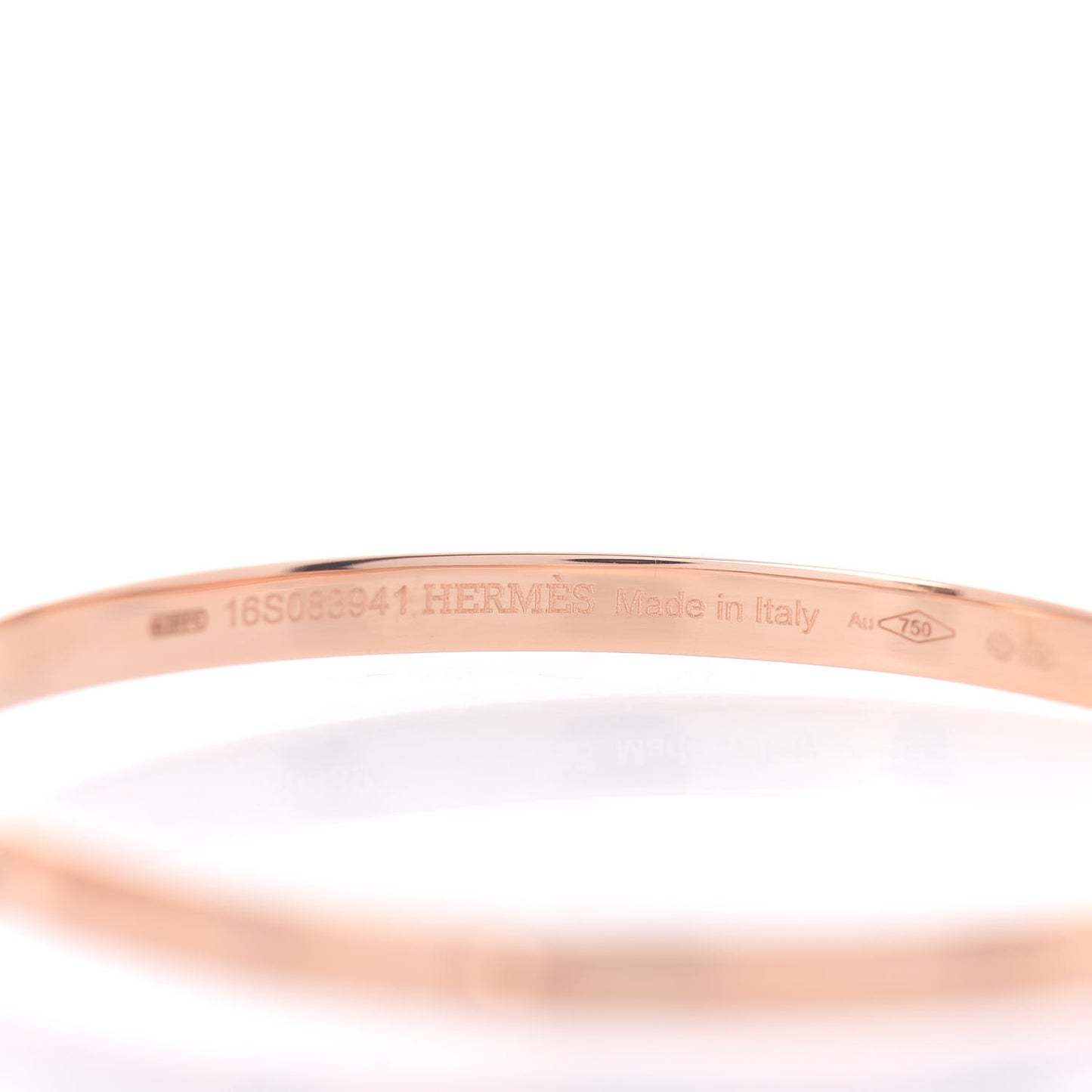 18K Rose Gold Mini Clous Hoop Earrings