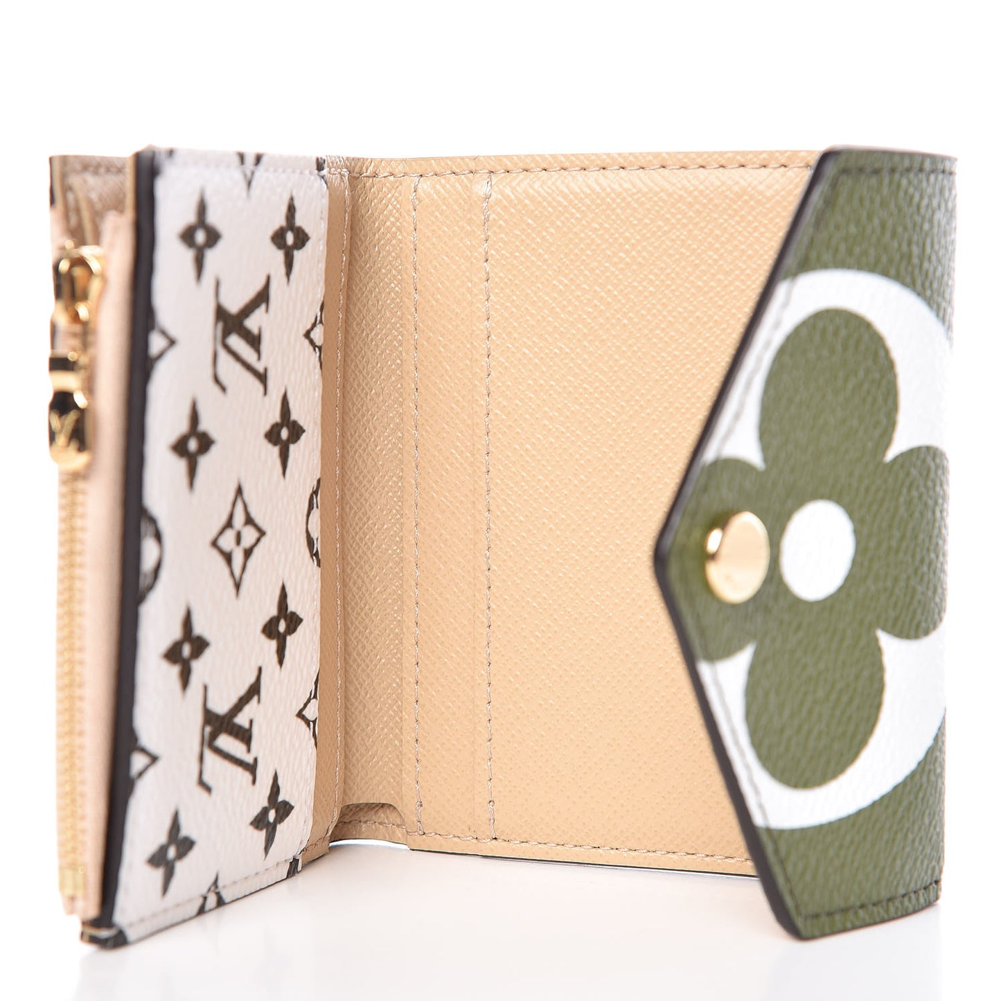 Monogram Giant Zoe Wallet Kaki