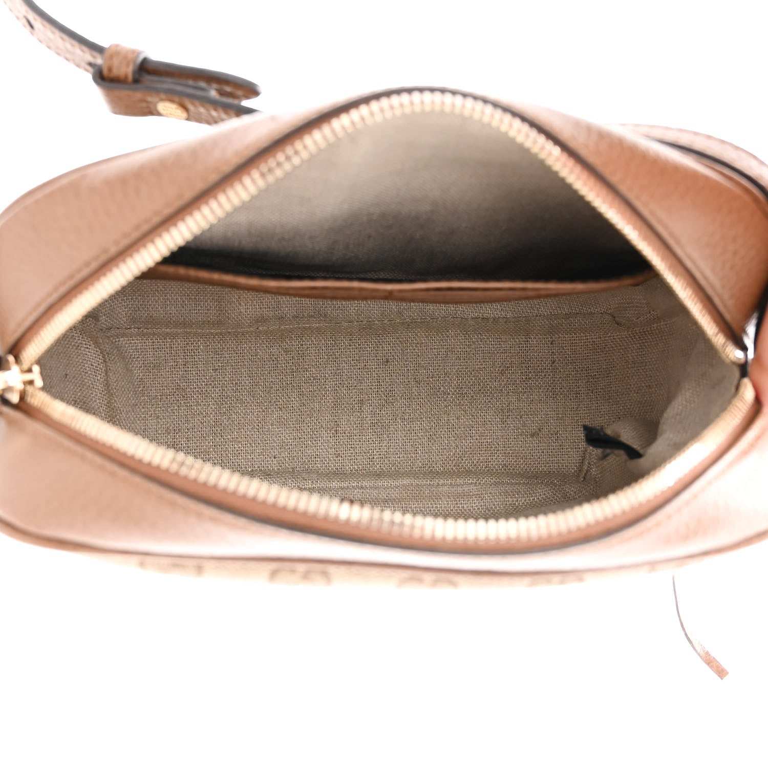 Gucci Monogram Mini Bree Messenger Bag Beige Tabacco 5 of 11