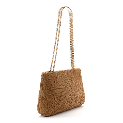 Chanel Persian Lamb Fur Shoulder Bag Beige 3 of 10