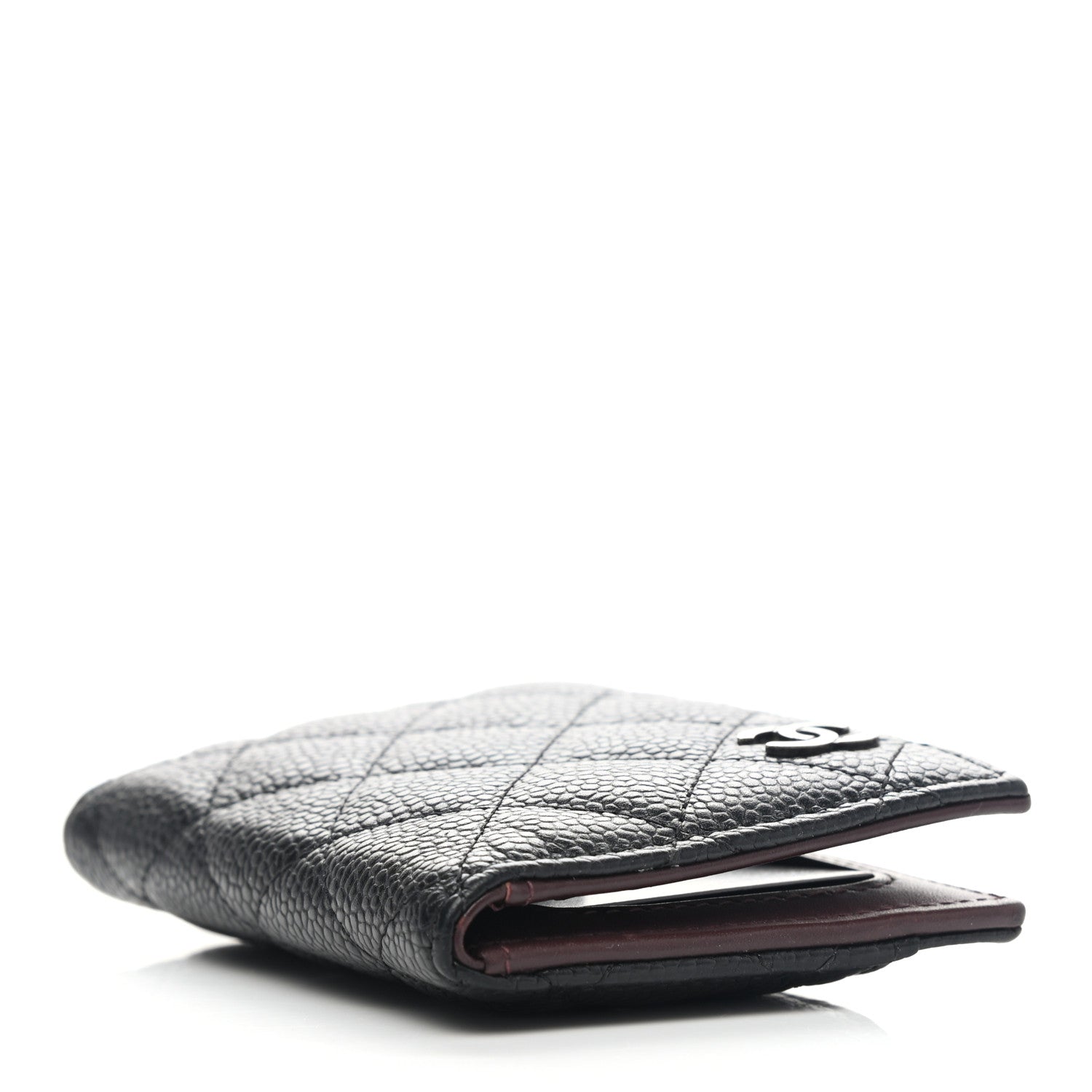 Chanel Caviar Quilted Card Holder Wallet Black 4 of 7