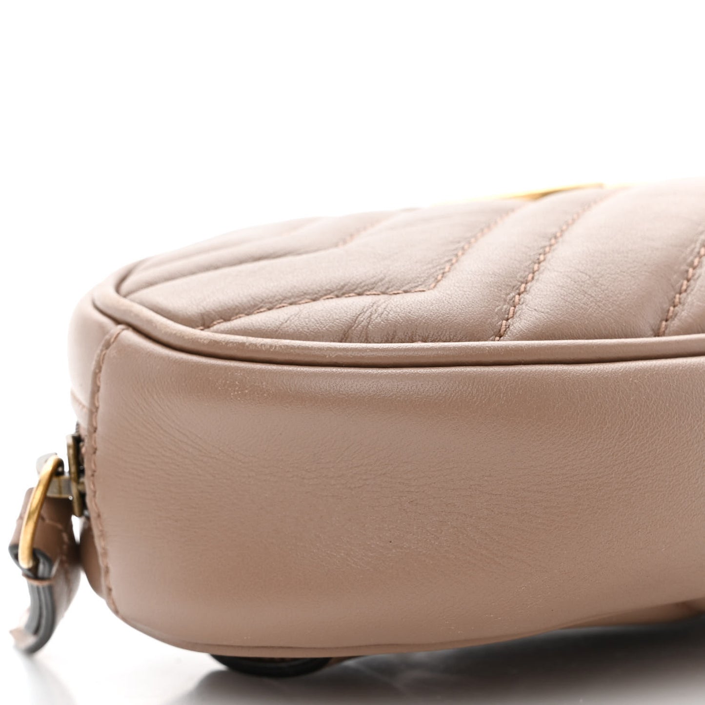 Calfskin Matelasse GG Marmont Belt Bag 95 38 Porcelain Rose