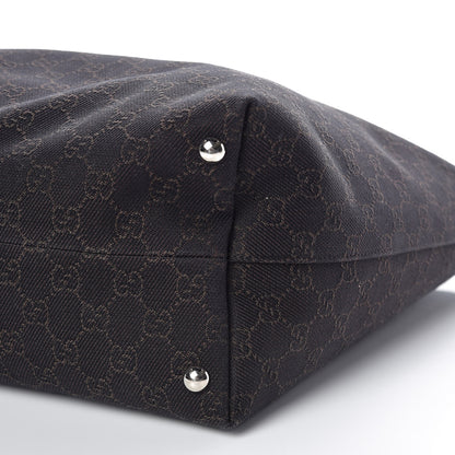 Gucci Monogram Icon Bit Tote Dark Brown 6 of 9