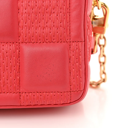 Louis Vuitton Lambskin Damier Quilt Troca PM Rose 12 of 14