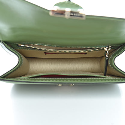 Valentino Garavani Vitello Small Glam Lock Rockstud Flap Green 5 of 11