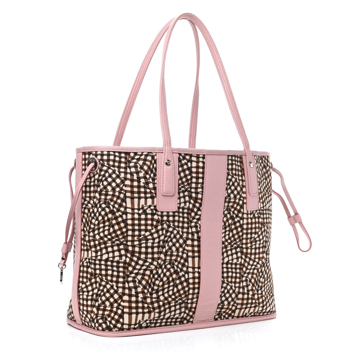 MCM Visetos Medium Liz Reversible Shopper Tote Pink 9 of 12