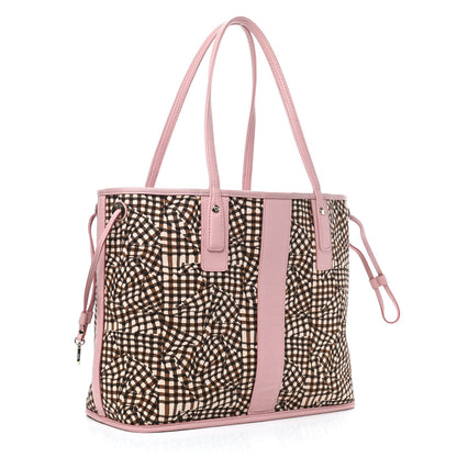 MCM Visetos Medium Liz Reversible Shopper Tote Pink 9 of 12