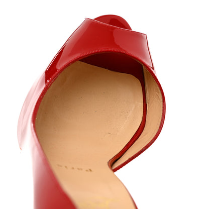 Christian Louboutin Patent Demi You 100 Pumps 40 Red 8 of 10