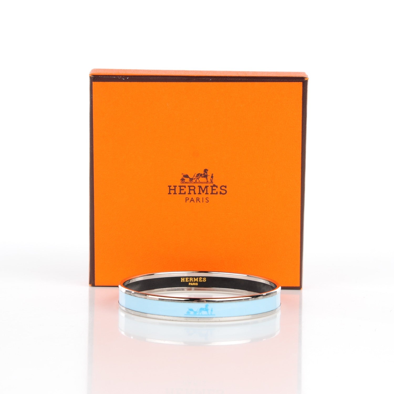 Hermes Enamel Narrow Caleche Bracelet 65 7 of 7