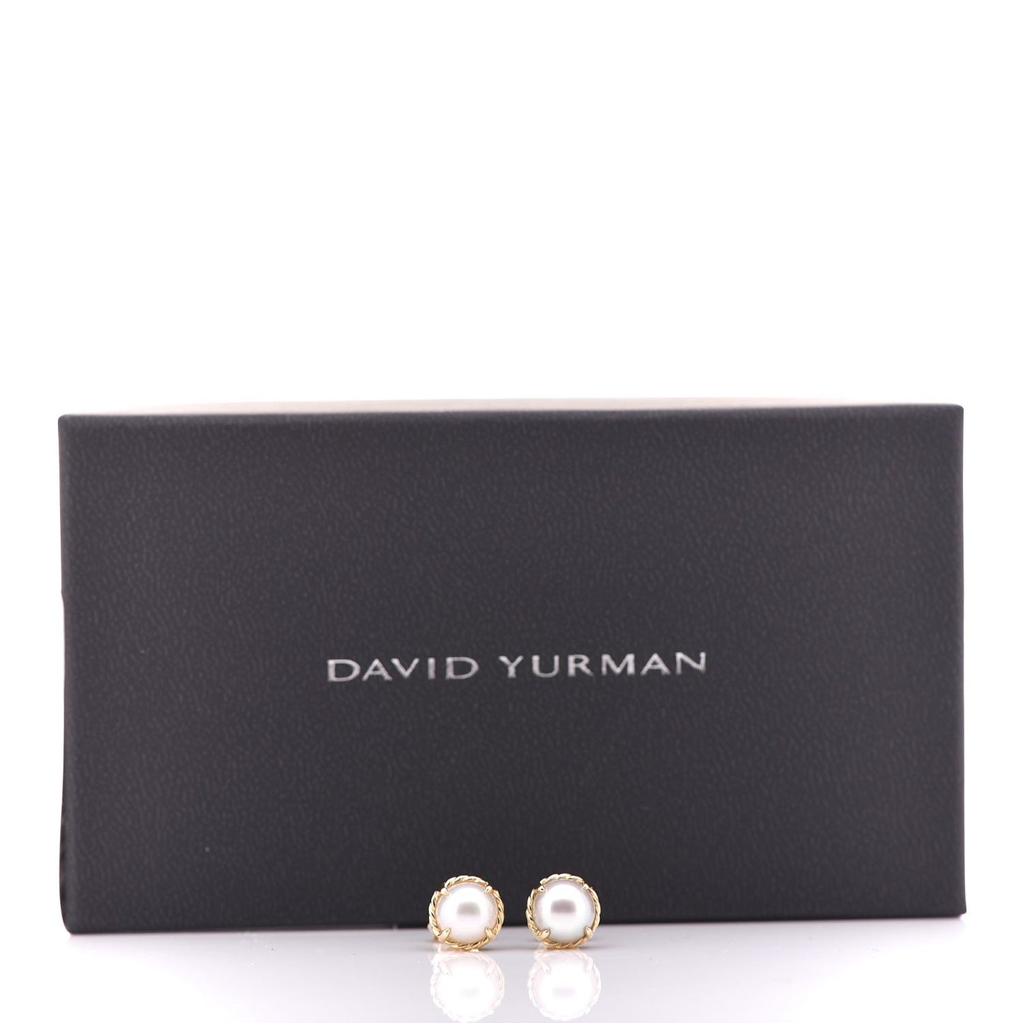 18K Yellow Gold Freshwater Pearl 8mm Chatelaine Earrings