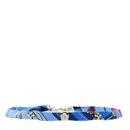 Louis Vuitton Metal Silk Collar Be Mindful Necklace Blue 1 of 4