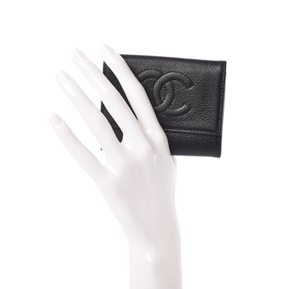 Chanel Caviar Timeless CC Flap Card Holder Black 2 of 8
