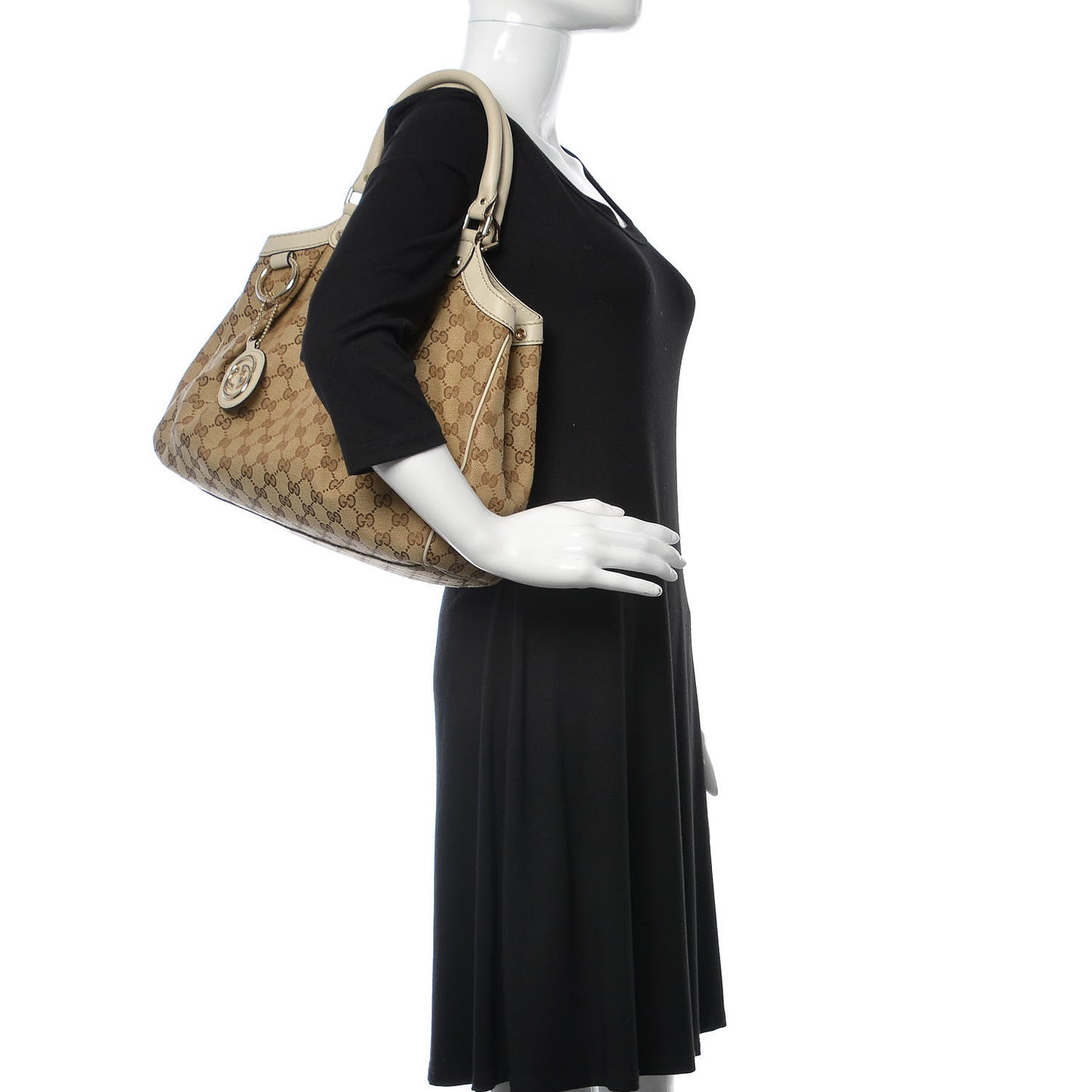 Monogram Medium Sukey Tote Off White