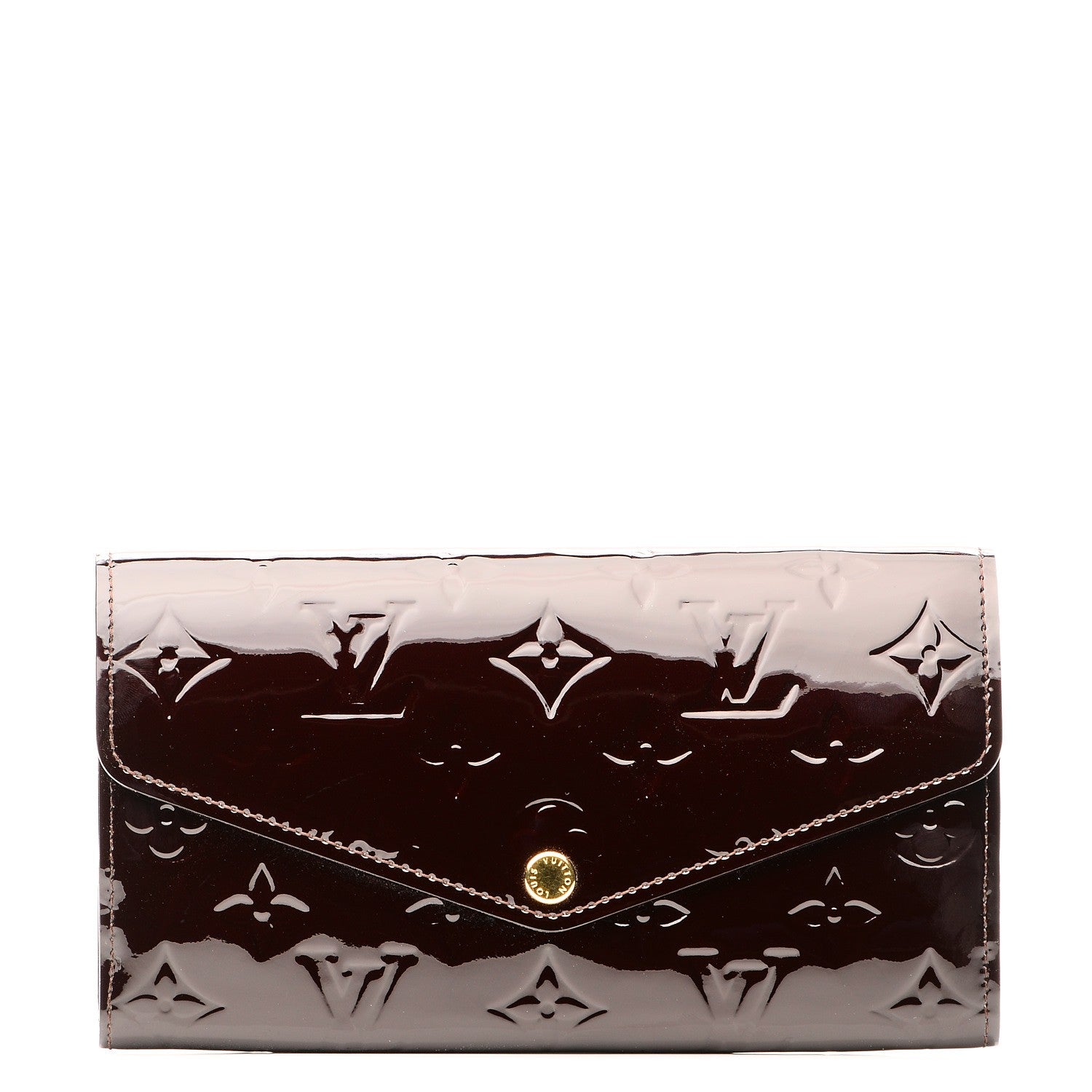 Louis Vuitton Vernis Sarah Wallet NM Amarante 1 of 7