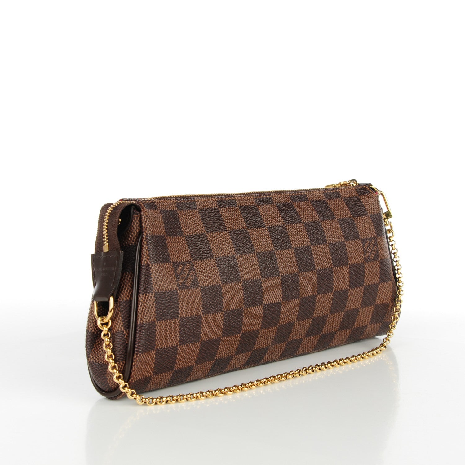 Louis Vuitton Damier Ebene Eva Clutch 3 of 9