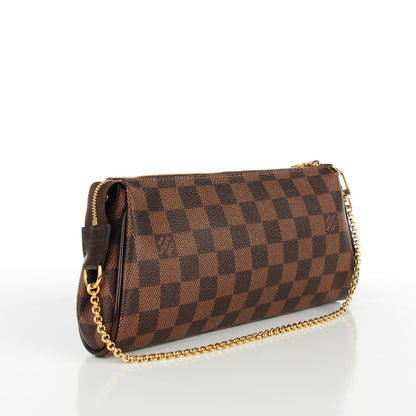 Louis Vuitton Damier Ebene Eva Clutch 3 of 9