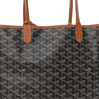 Goyard Goyardine Saint Louis PM Black Gold 9 of 11