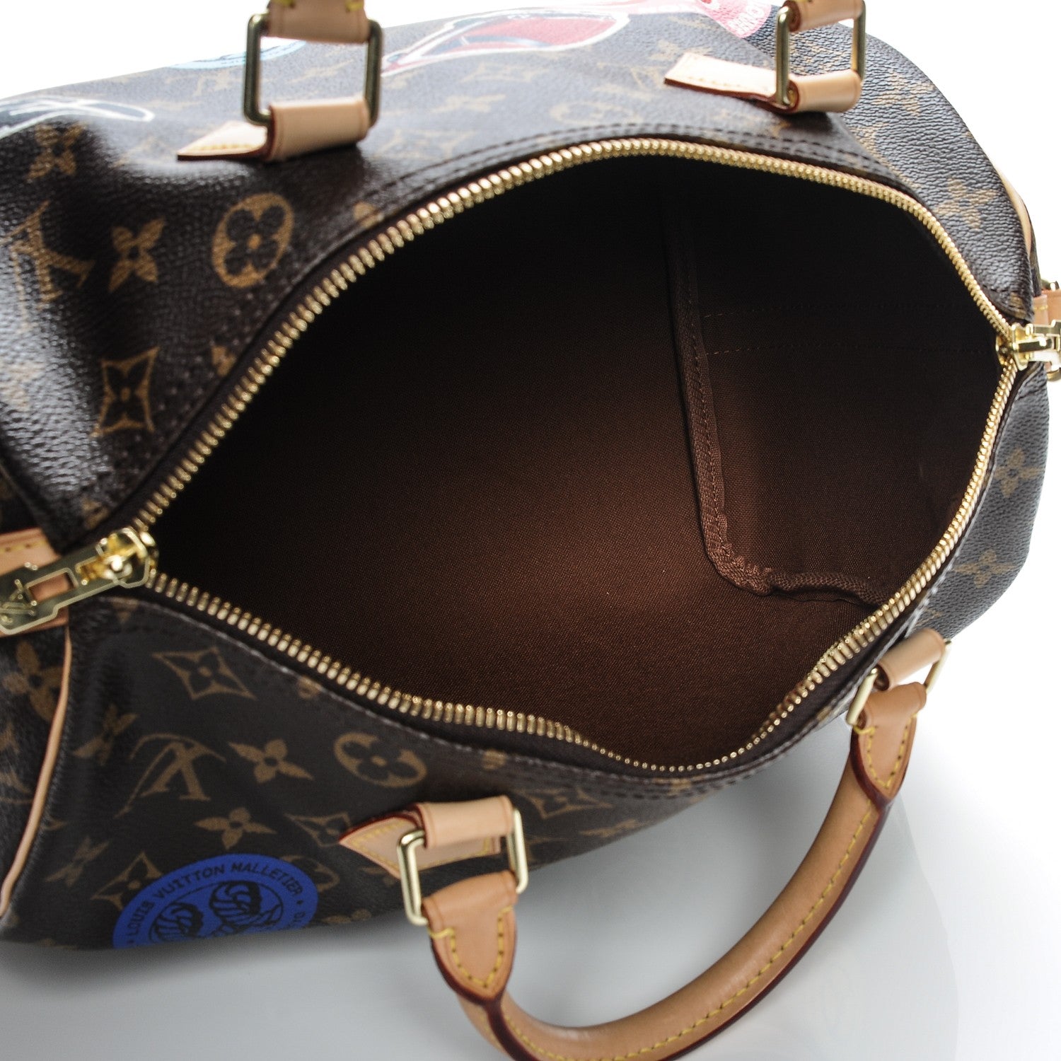 Louis Vuitton Monogram World Tour Speedy Bandouliere 30 5 of 6