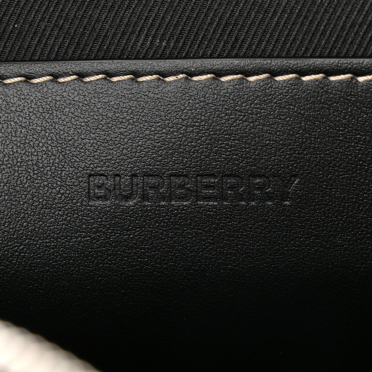 E-Canvas Calfskin Geometric Check Paddy Messenger Dark Birch Brown White