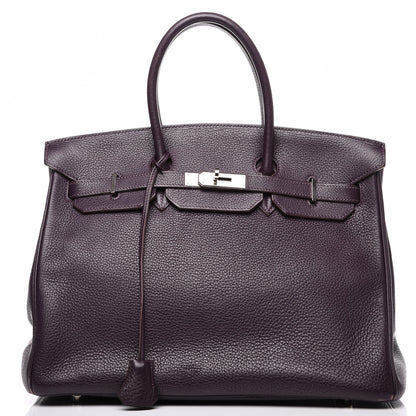 Hermes Togo Birkin 35 Raisin 1 of 35