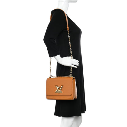 Louis Vuitton Epi Twist Shoulder Bag MM Gold Miel 2 of 11