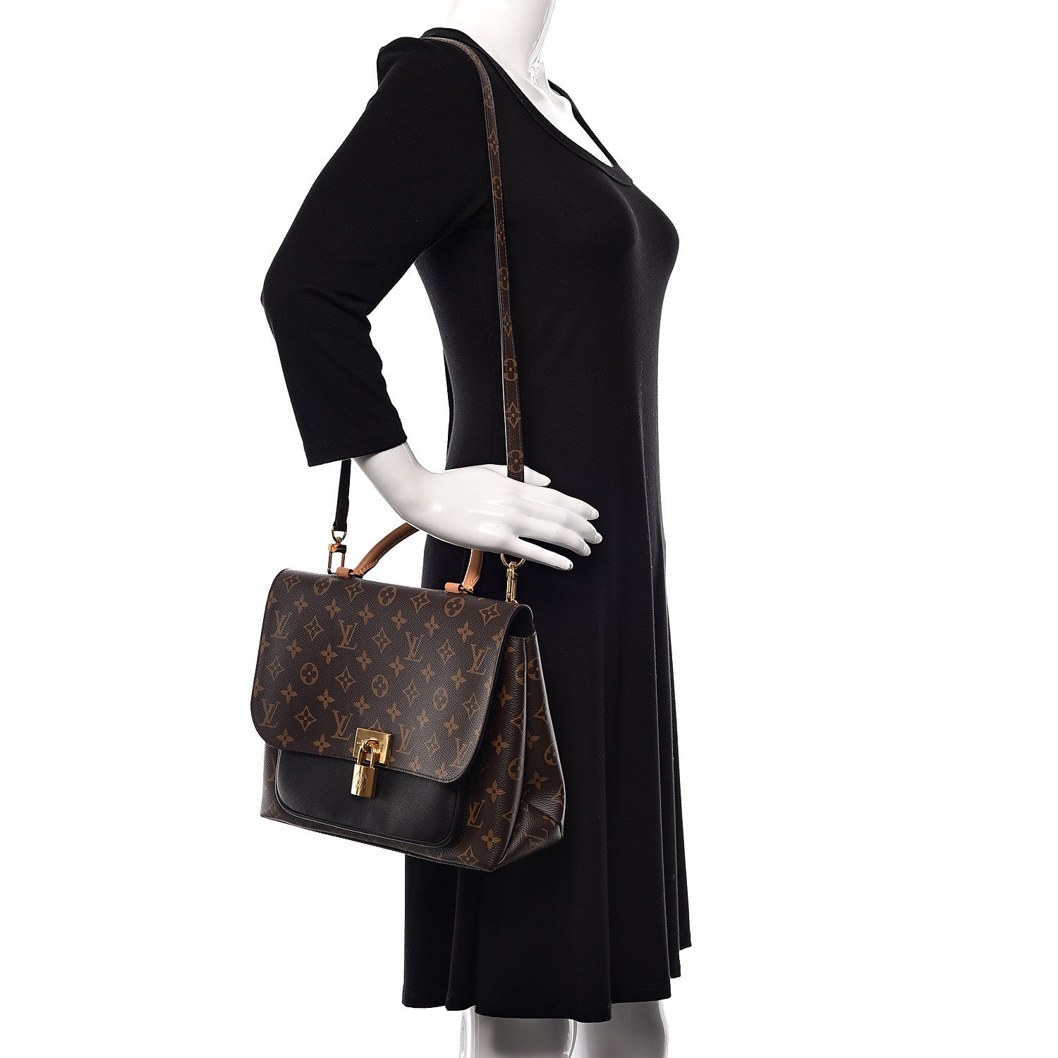 Louis Vuitton Monogram Marignan Black 2 of 10