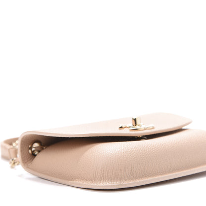 Chanel Caviar Flap Bag Light Beige 9 of 12