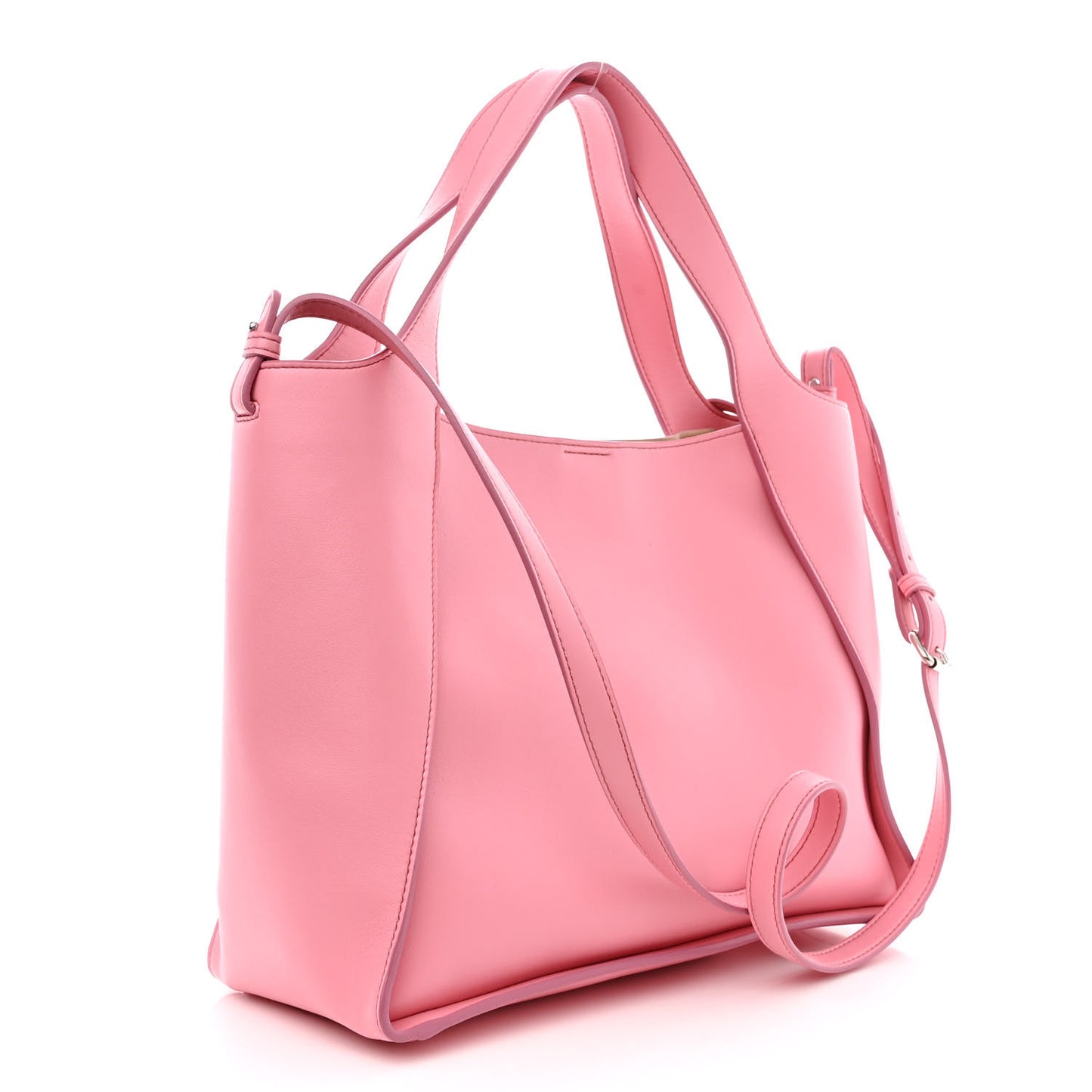 Eco Alter Nappa East West Perforated Tote Pink