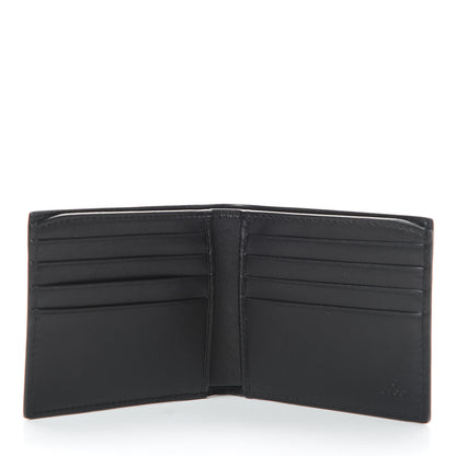 Gucci Calfskin Blade Embroidered Card Case Black 5 of 8