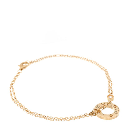 Cartier 18K Yellow Gold Diamond Love Bracelet 1 of 7