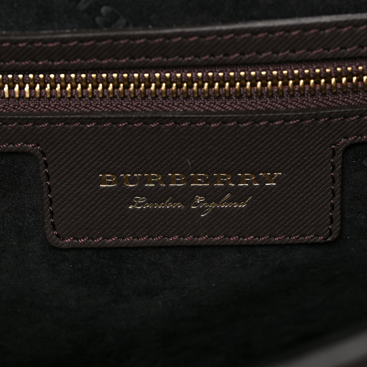 Burberry Trench Calfskin Medium DK88 Top Handle Bag Dark Chocolate 6 of 8