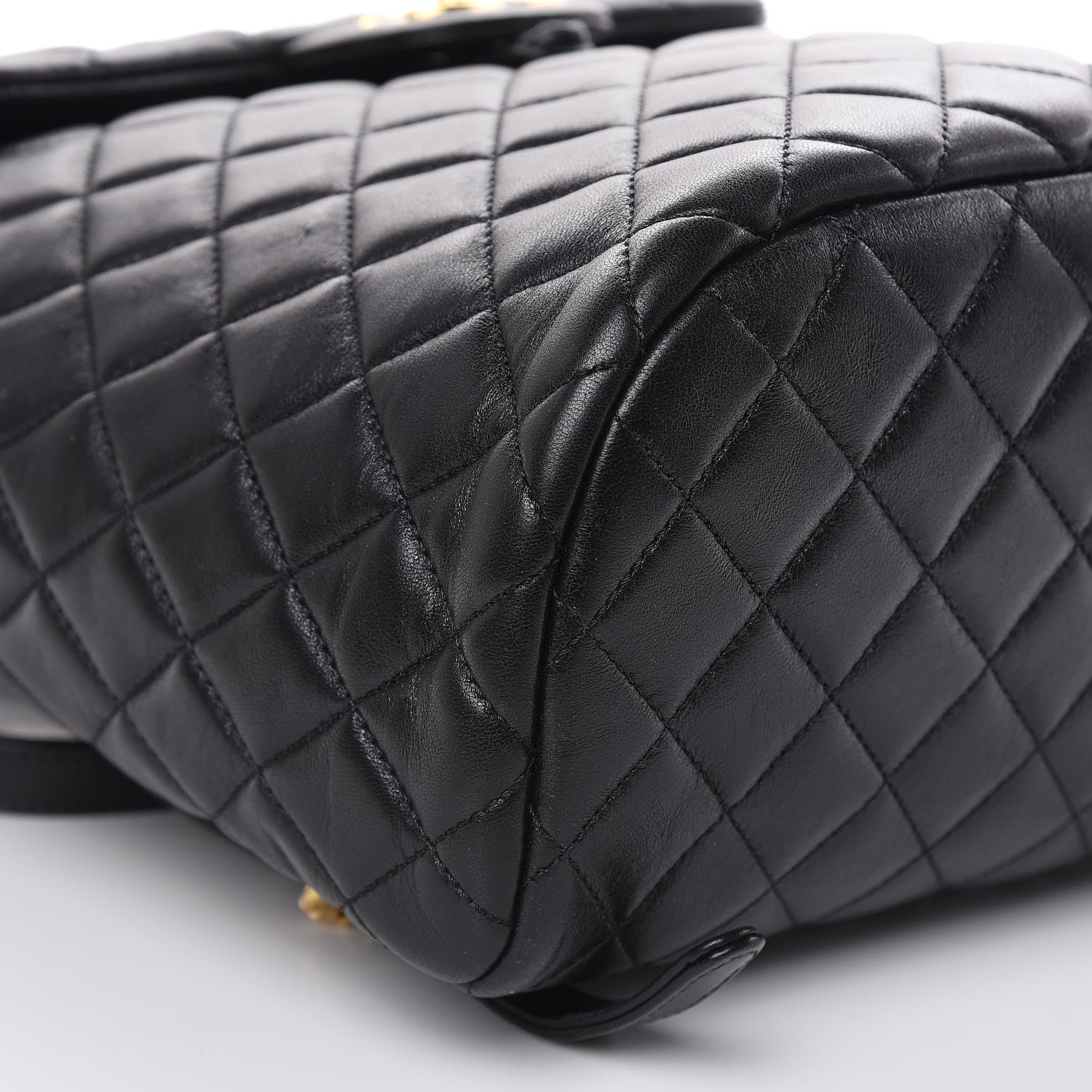 Chanel Lambskin Quilted Small Urban Spirit Backpack Black 8 of 13
