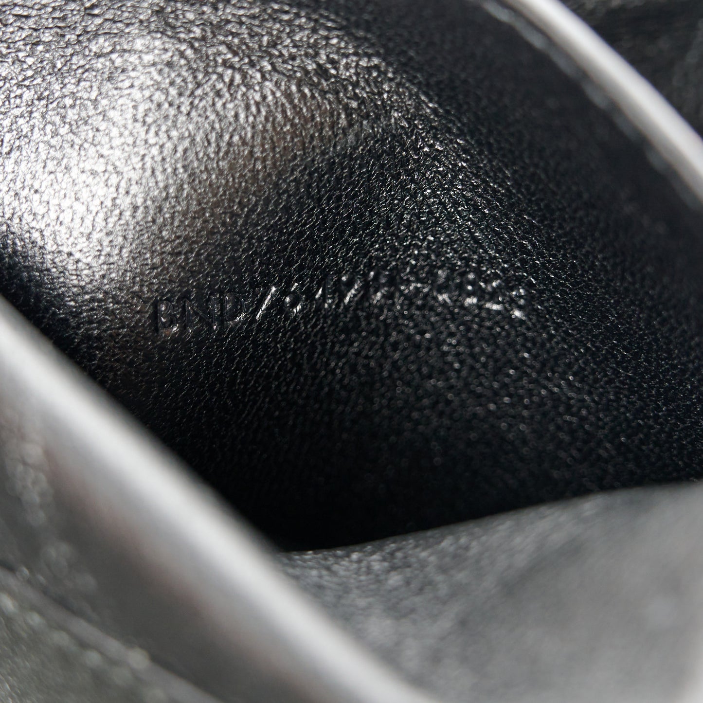 Lambskin Small Cassandre Envelope Pouch Black