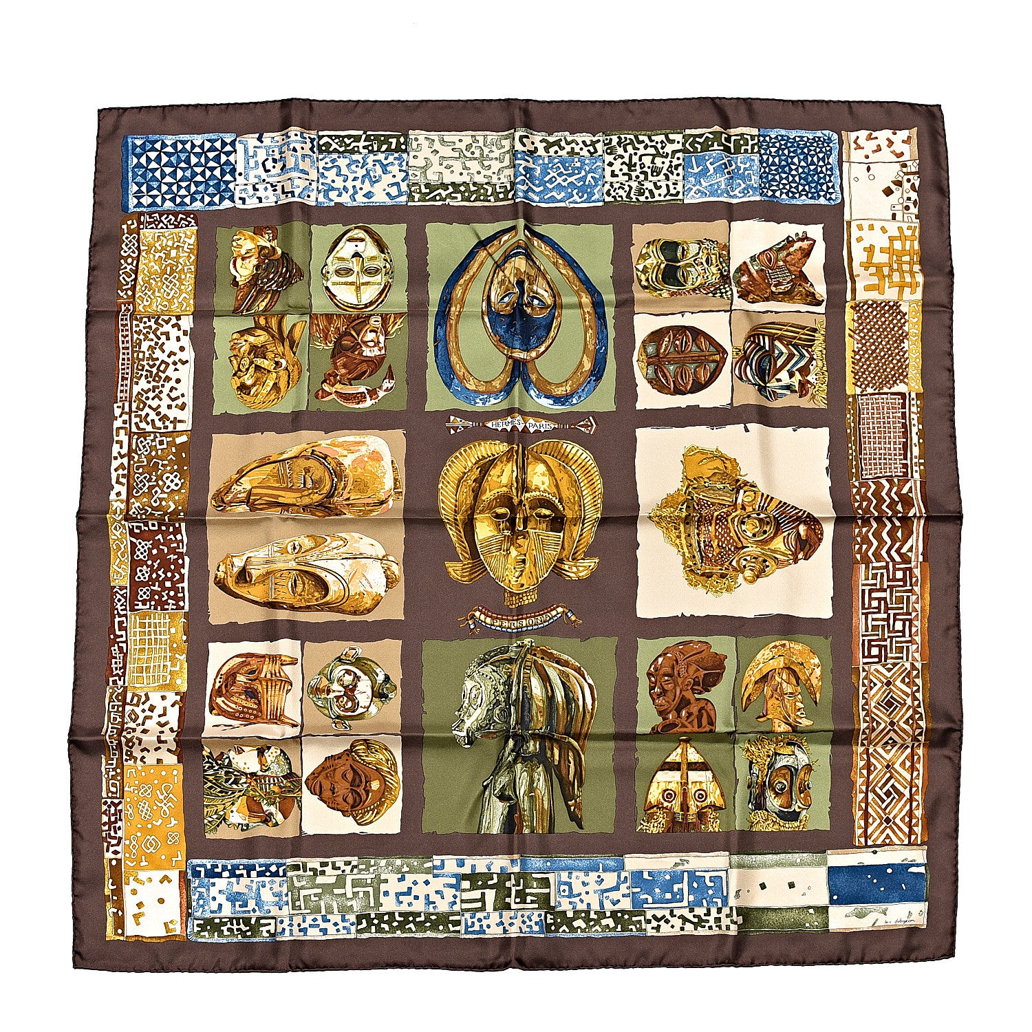 Hermes Silk Persona Scarf 90 1 of 5