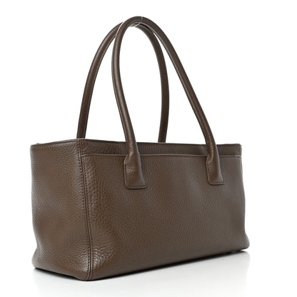 Chanel Calfskin Small Cerf Executive Shopper Tote Brown 2 of 6