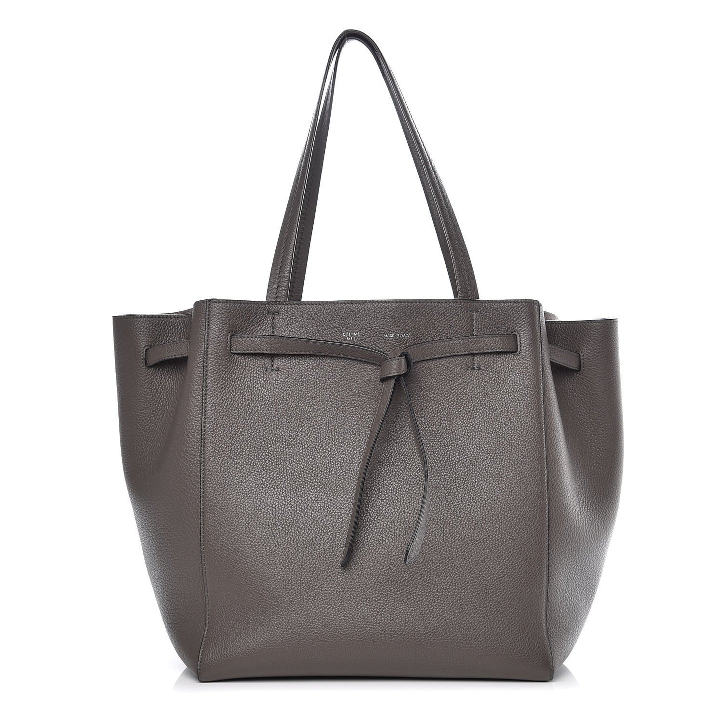 Soft Grained Calfskin Small Belt Cabas Phantom Taupe
