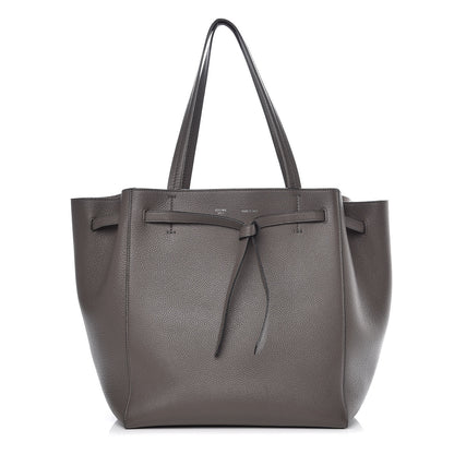 Celine Soft Grained Calfskin Small Belt Cabas Phantom Taupe 1 of 13