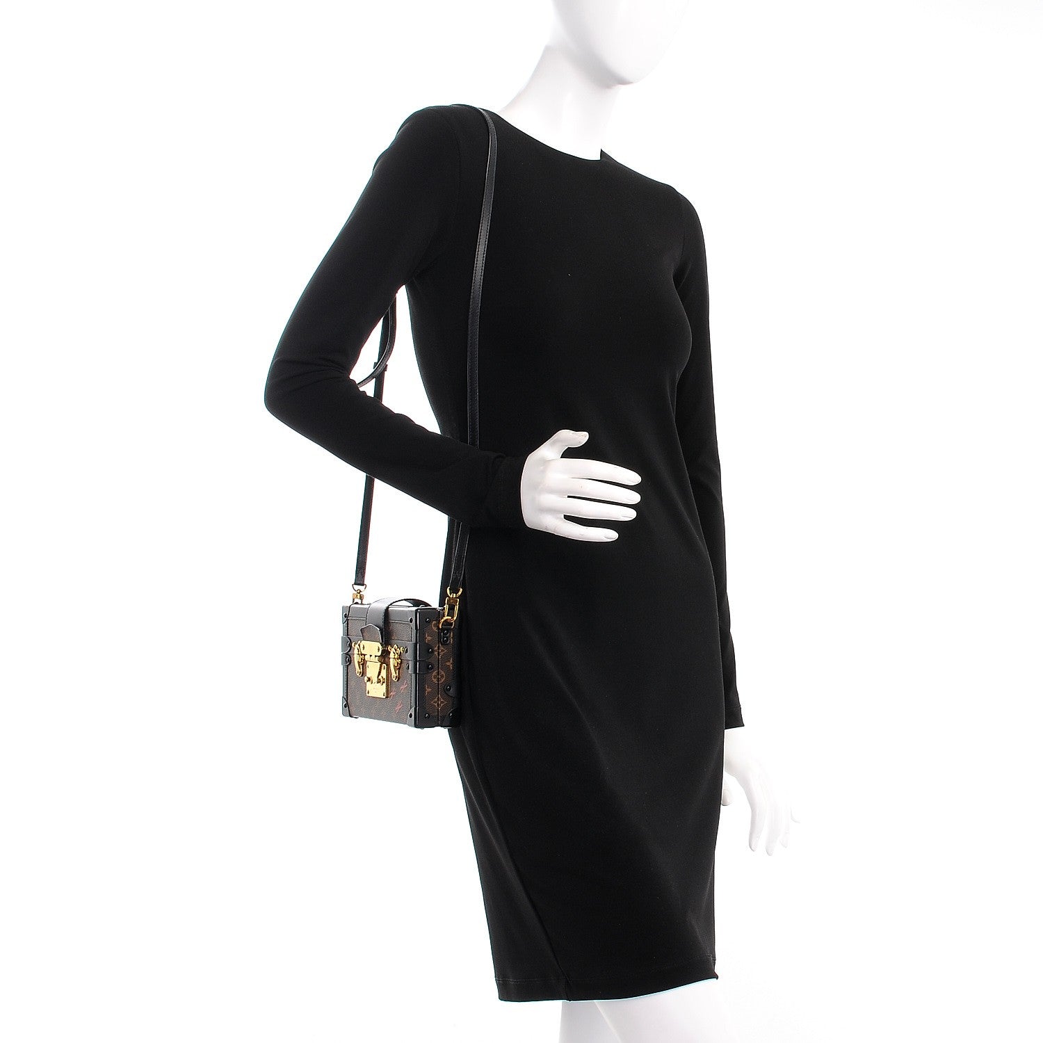 Louis Vuitton Monogram Petite Malle Black 2 of 11
