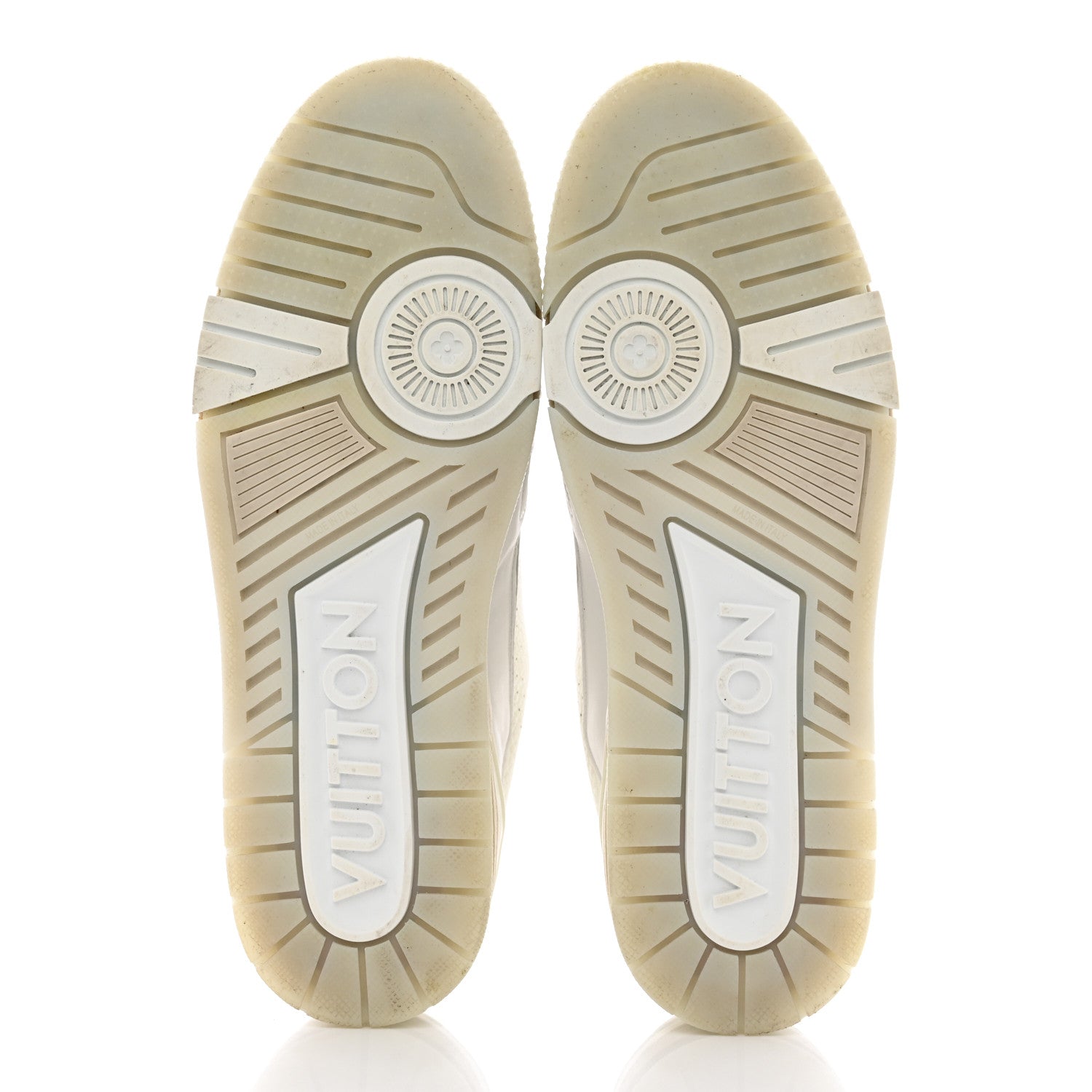 Louis Vuitton Calfskin Mens LV Trainer Sneakers 9 White 6 of 22